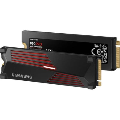 SAMSUNG - 990 PRO - SSD interno - 2 TB - Con dissipatore di calore - PCIe 4.0 - NVMe 2.0 - M2 2280 - Fino a 7450 MB/s (MZ-V9P2T0GW)