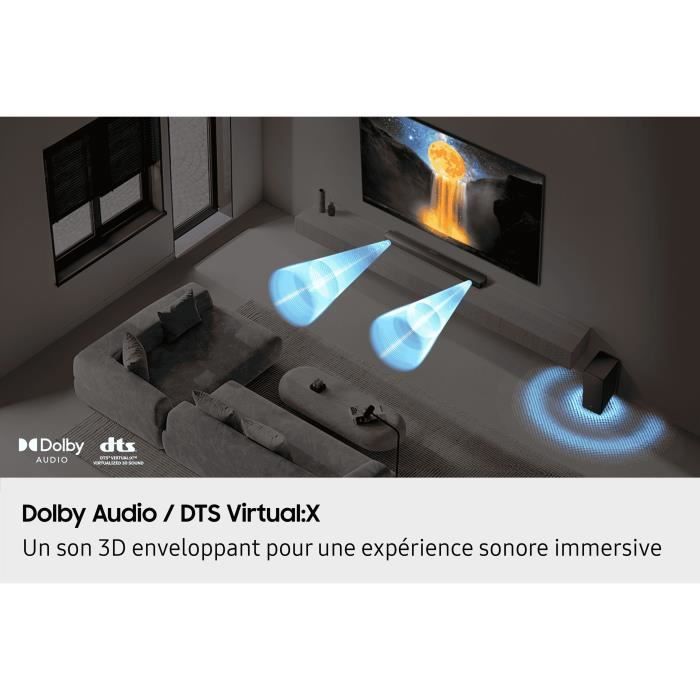 SAMSUNG HW-B460F/XE - Soundbar 2.1 canali - Subwoofer wireless da 6,5&