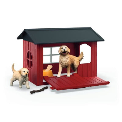 Cuccia per cani con Golden Retriever, SCHLEICH 42722 Farm World, dai 4 anni