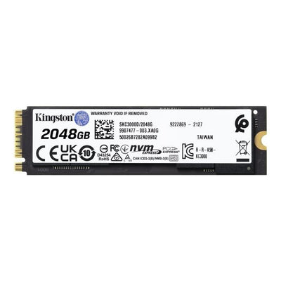 KINGSTON - SSD interno - KC3000 - 2048GB - M.2 NVMe (SKC3000D/2048G)