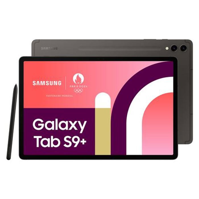 Tablet Touch - SAMSUNG - Galaxy Tab S9+ - 12.4 - RAM 12GB - 512 GB - Antracite - S Pen inclusa