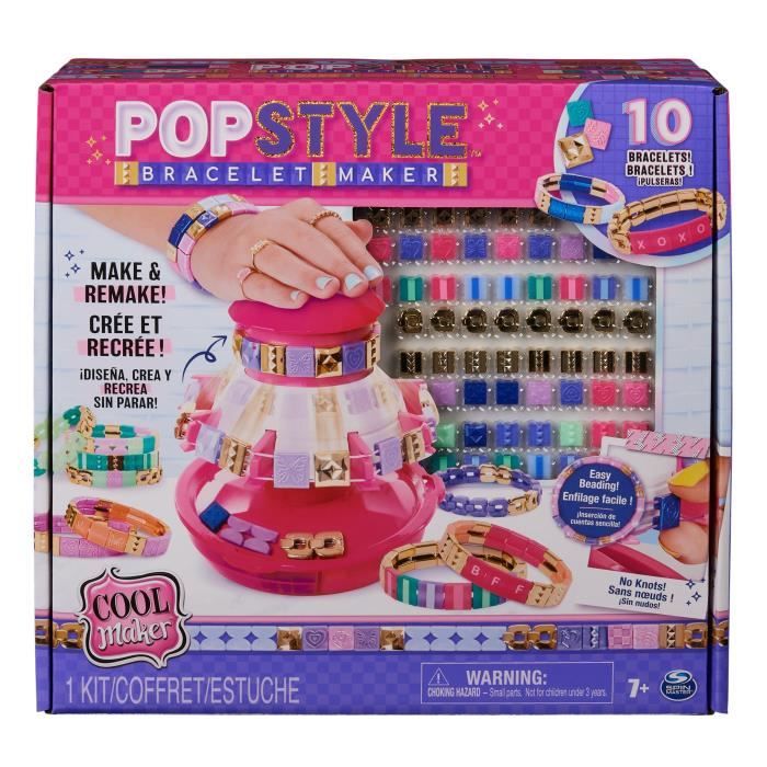 COOL MAKER - Macchina per braccialetti stile pop - Fino a 10 braccialetti