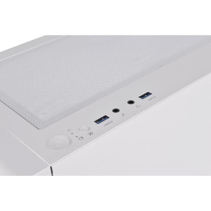 Case PC Mid Tower senza alimentatore - THERMALTAKE S200 TG ARGB (Bianco) - ATX/Micro ATX - 3x120mm A-RGB - USB 3.0/2.0 - Vetro temperato