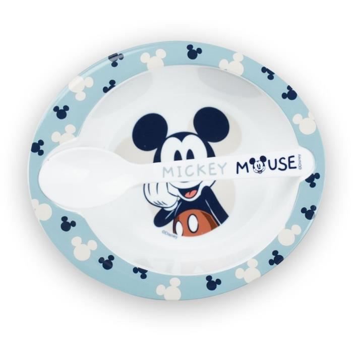 Confezione pappa THERMOBABY MICKEY 1a età - 1 stuzzicadenti + 1 ciotola + 1 tazza con manico + 2 cucchiai