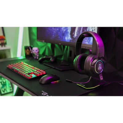 Cuffie da gioco wireless - The G-Lab - KORP IRIDIUM - Microfono - RGB - PC/PS4/Xbox One - Nero