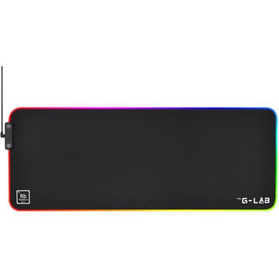 Tappetino per mouse RGB - THE G-LAB - PAD-RUBIDIUM - XXL - 800x300x3mm - Porta USB