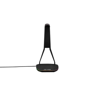 Supporto per cuffia/auricolare - THE G-LAB - K-STAND HYDROGEN - 2 porte USB - Nero