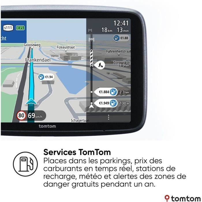 GPS automatico - TOM TOM - GO Superior - schermo HD 7 - Mappe del mondo - Aggiornamento Wi-Fi