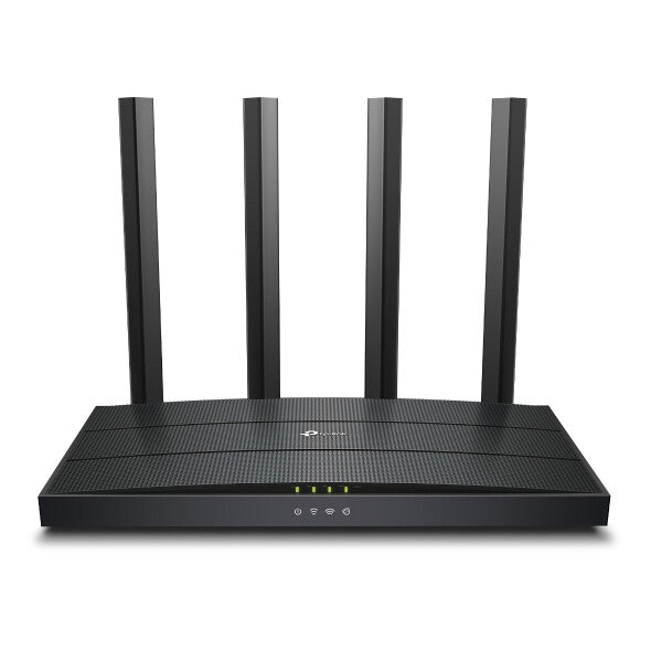 TP-LINK Router Wi-Fi 6 AX1500 300 Mbps at 2.4 GHz + 1201Mbps at 5 GHz- 4 Antennas- 1GHz Dual Core CPU- 1 Gigabit WAN Port