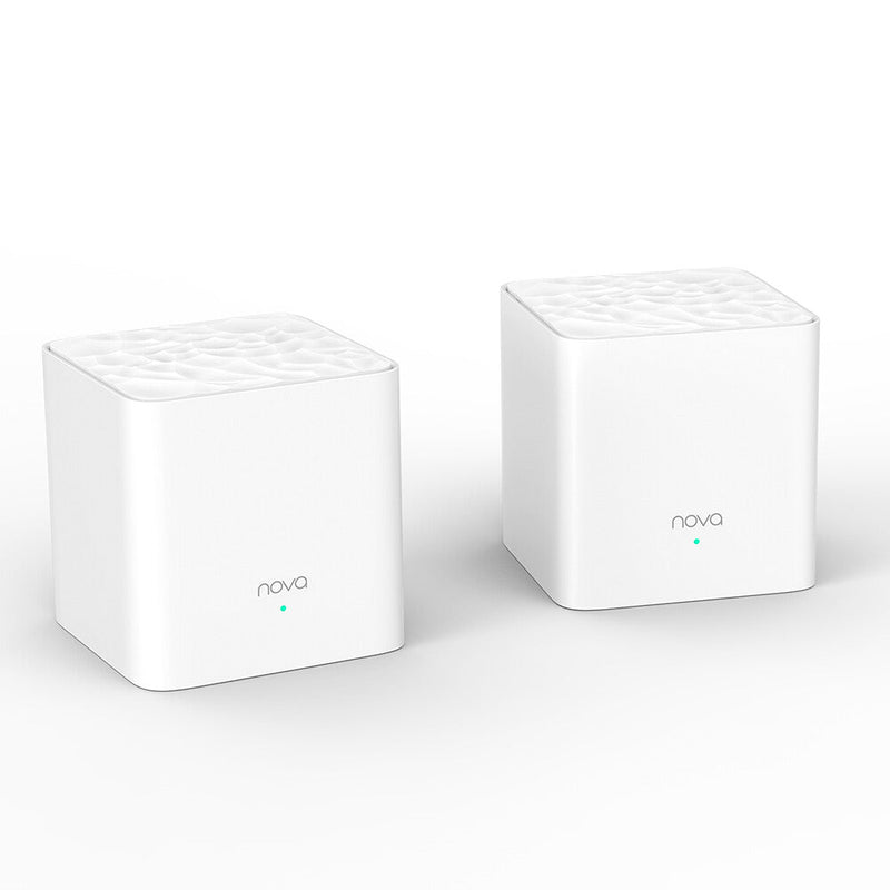 Tenda MESH WIFI nova MW3 2pack - 5GHz 867Mbps-2.4GHz 300Mbps-2P LAN 10/100Mbps per mesh-Seamless roaming-BF & MU-MIMO