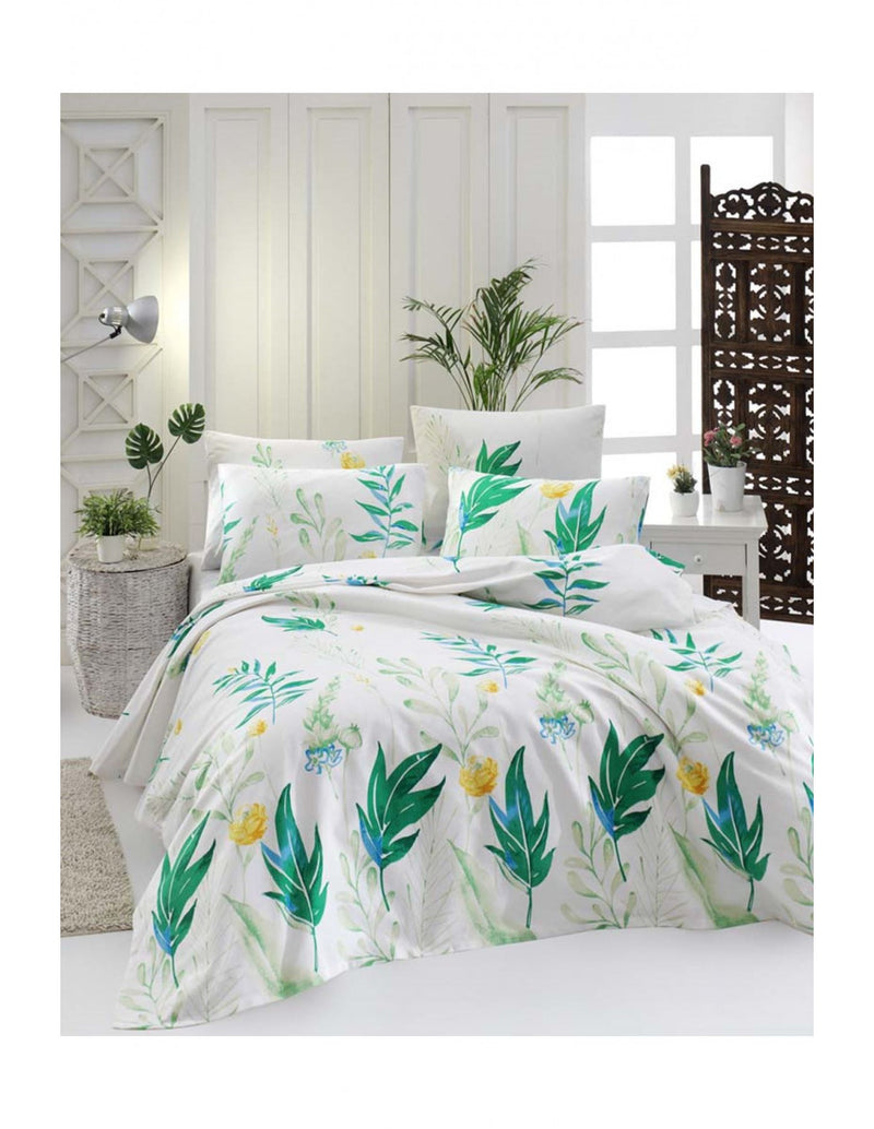 COTTON BOX COPRILETTO MATRIMONIALE SABINE BIANCO