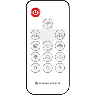 XIGMATEK - Starlink Ultra Arctic (Bianco) - Confezione da 3 ventole per PC - 3x120mm ARGB - 800-2000 RPM - <29,2 dBA - 68,5 CFM - Hub incluso