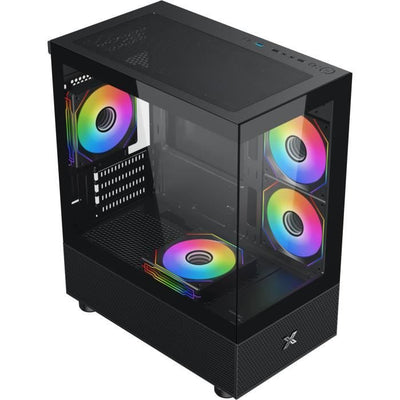 Case PC - XIGMATEK - Alphard M - Mini tower - M-ATX - Vetro temperato - ARGB - Nero