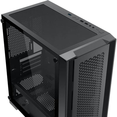 Case per PC senza alimentatore - XIGMATEK Lux M (nero) - Mini tower - Formato Micro-ATX
