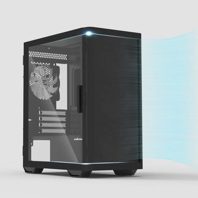 Case per PC senza alimentatore - ZALMAN M4 ARGB (Nero) - Tower medio - Formato M-ATX