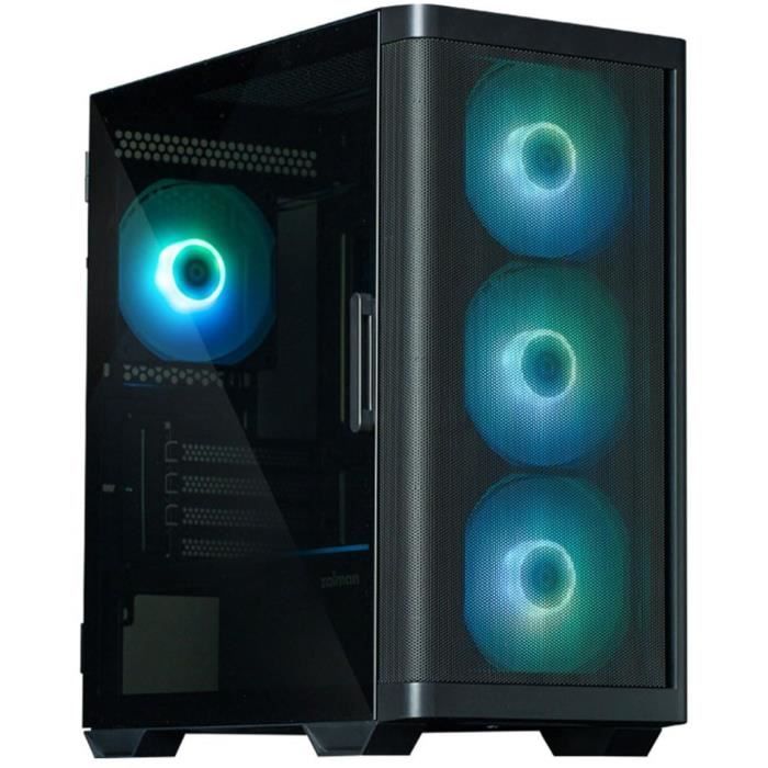 Case per PC senza alimentatore - ZALMAN M4 ARGB (Nero) - Tower medio - Formato M-ATX
