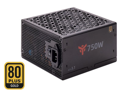 ITEK ALIMENTATORE, 750W,80PLUS GOLD, ATX 3.1, FDB FAN, COND GIAPPONESI, MODULARE