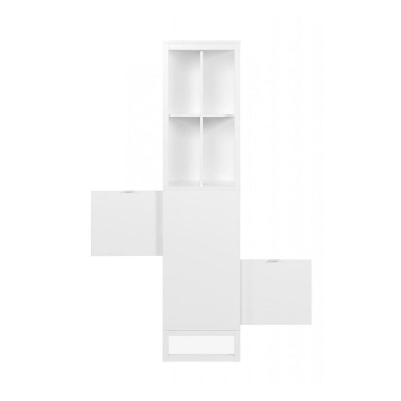 Credenza a giorno Sumatra20A bianca bifacciale