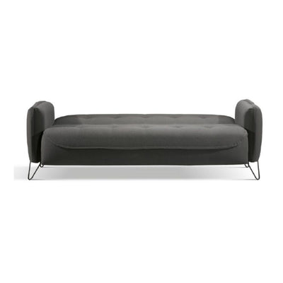 Divano Crown 3 posti ecopelle effetto nuvolato grigio 07-619 215x94x98h cm.