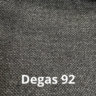 Divano letto Denver con penisola contenitore destra in Degas 92 grigio