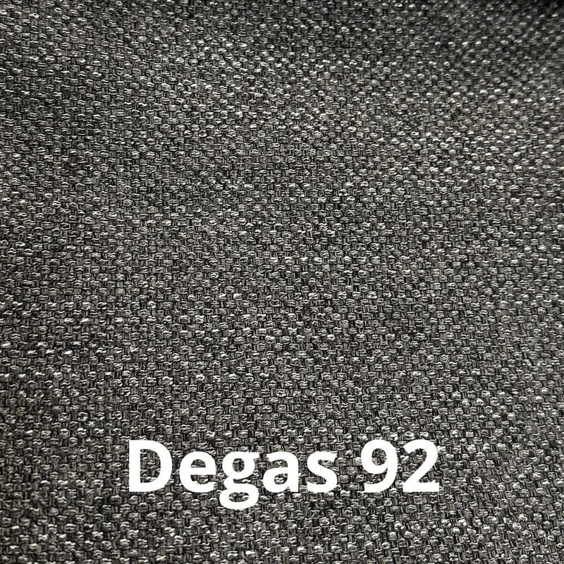 Divano letto Denver con penisola contenitore destra in Degas 92 grigio