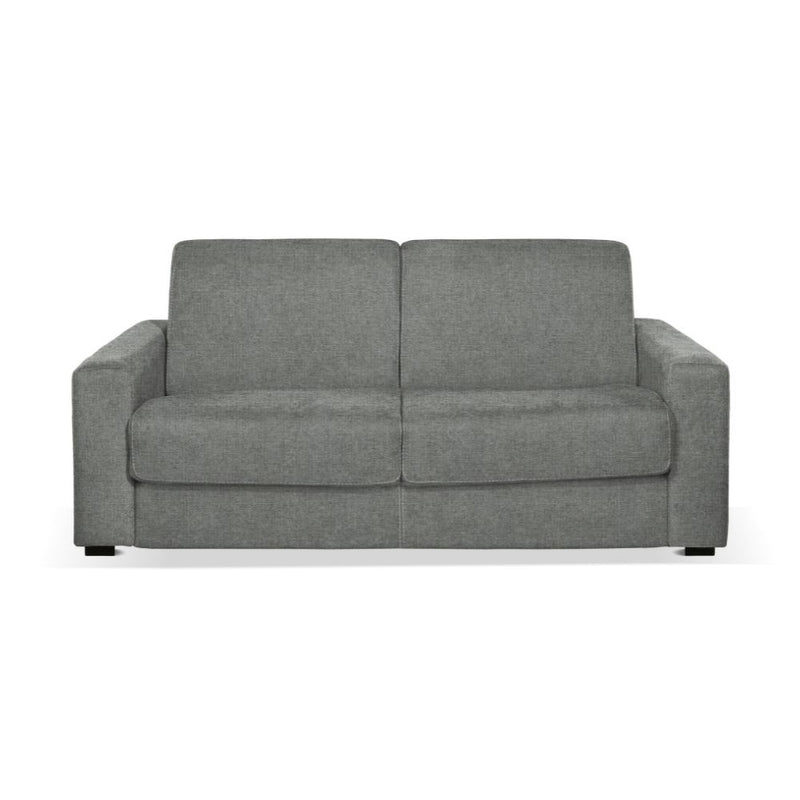Divano letto Kriog 3 posti con rete elettrosaldata in tessuto Barrel 83 grigio