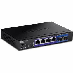 Trendnet TEG-S562 switch di rete Non gestito 2.5G Ethernet [100/1000/2500] Nero (TRENDnet 6-Port Multi-Gig Switch)