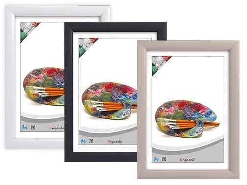 CORNICI CORNICE BOMBER IN VETRO MOLATO 2MM SUPPORTO MDF 4MM CM.30x40