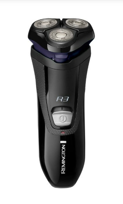 Remington R3002 Rasoio Elettrico 3 Testine Rotazione Trimmer Nero/Grigio