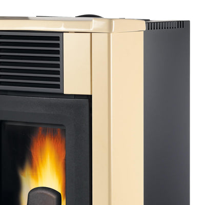 Dal Zotto Rita Elite Evo Stufa a Pellet Acciaio Pergamena A+