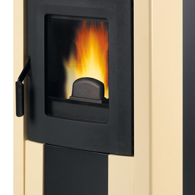 Dal Zotto Rita Elite Evo Stufa a Pellet Acciaio Pergamena A+