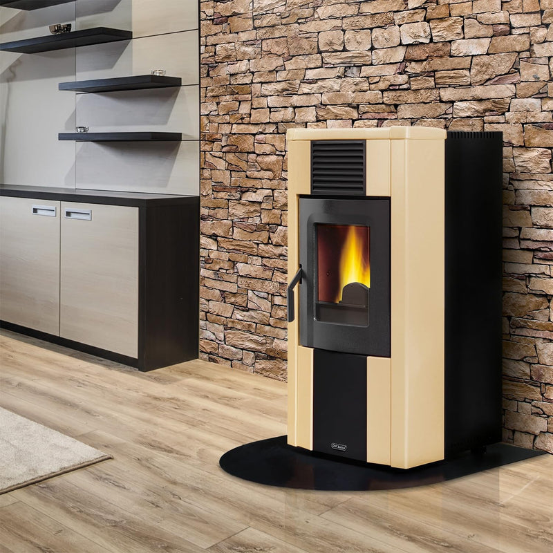 Dal Zotto Rita Elite Evo Stufa a Pellet Acciaio Pergamena A+