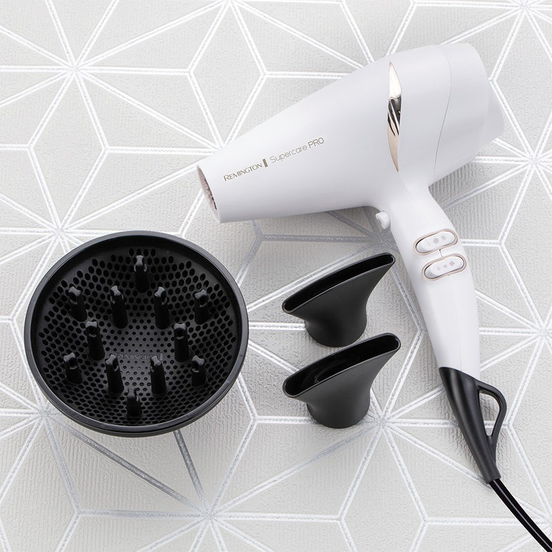Remington AC7200W Asciugacapelli 2200 W Nero/Bianco