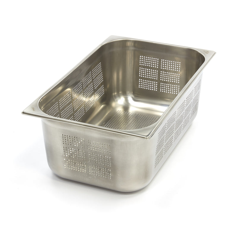 Contenitore Gastronorm - 1/1 GN - Profondità 20cm - Acciaio Inox - Forato